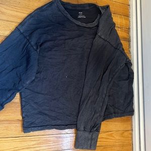 American eagle cropped long sleeve size M